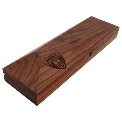 Gerber Gear Limited-Edition Chef’s Knife wooden box